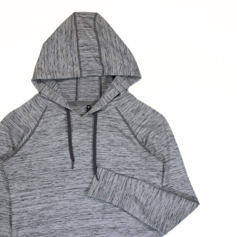 KUHL Vara Women's Small Gray Hoodie Raglan Sleeve Thumbholes Hiking Outdoor - Picture 7 of 10